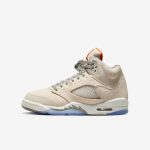 gs air jordan 5 retro se craft light orewood brown